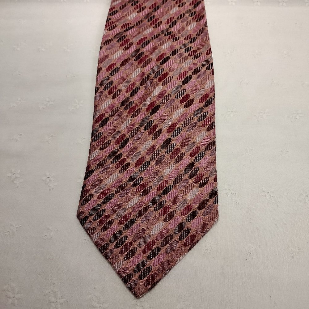 Neiman Marcus || Dusty Rose Dotted Tie
